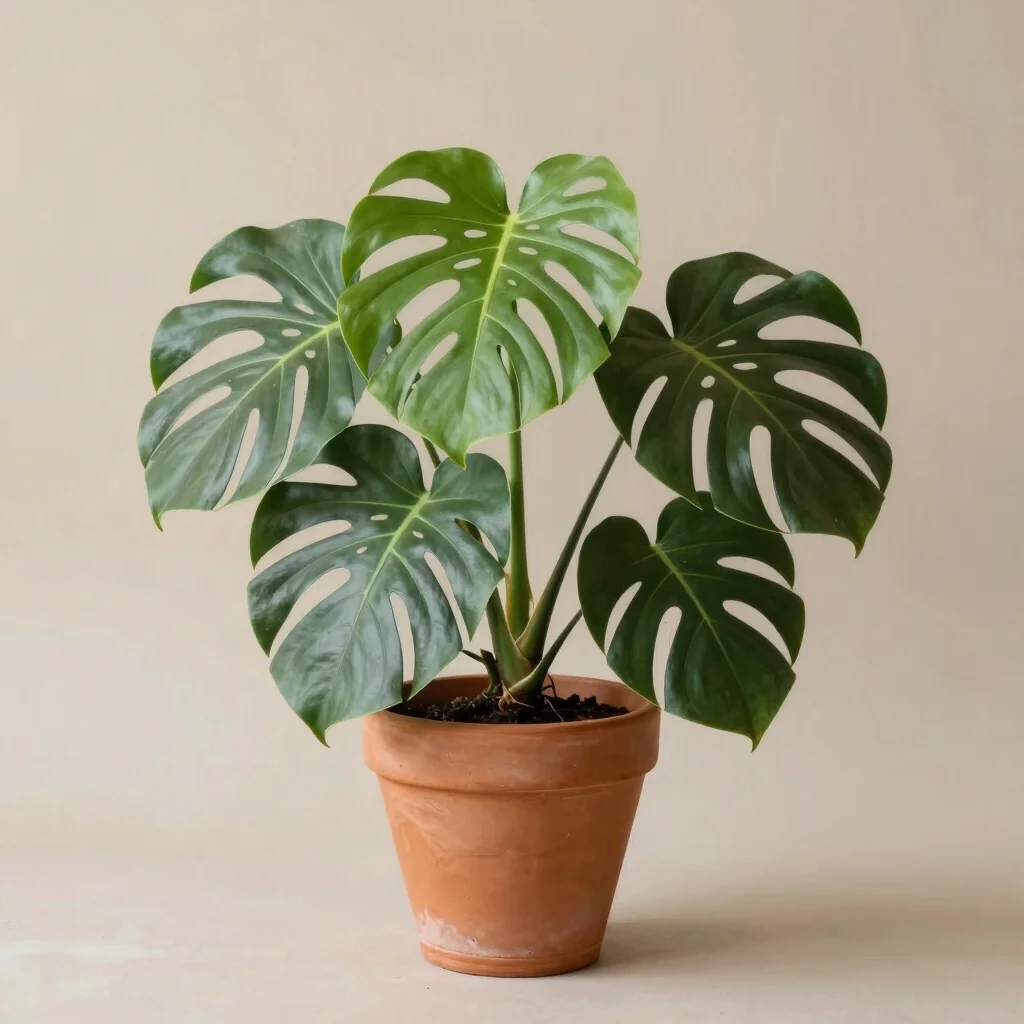Monstera Leaf Study